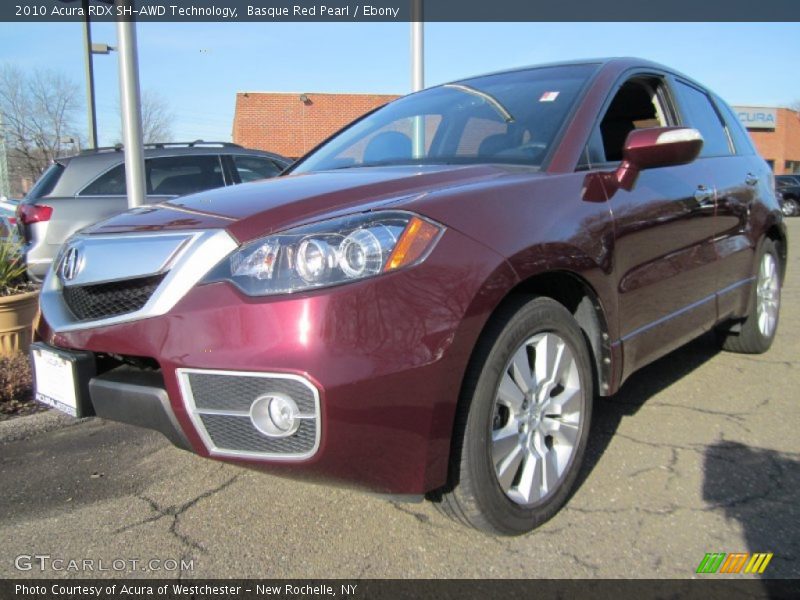 Basque Red Pearl / Ebony 2010 Acura RDX SH-AWD Technology