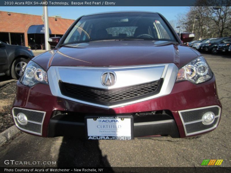 Basque Red Pearl / Ebony 2010 Acura RDX SH-AWD Technology