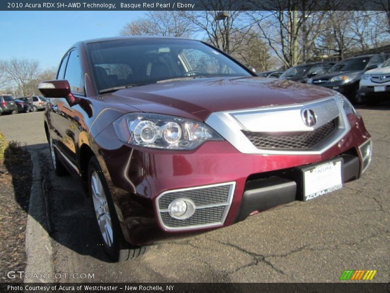 Basque Red Pearl / Ebony 2010 Acura RDX SH-AWD Technology