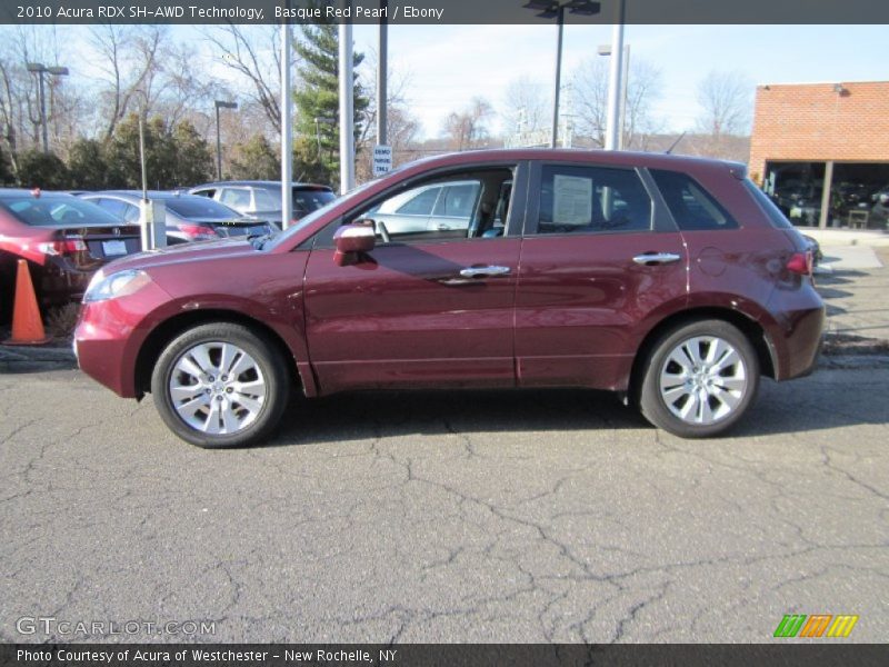 Basque Red Pearl / Ebony 2010 Acura RDX SH-AWD Technology