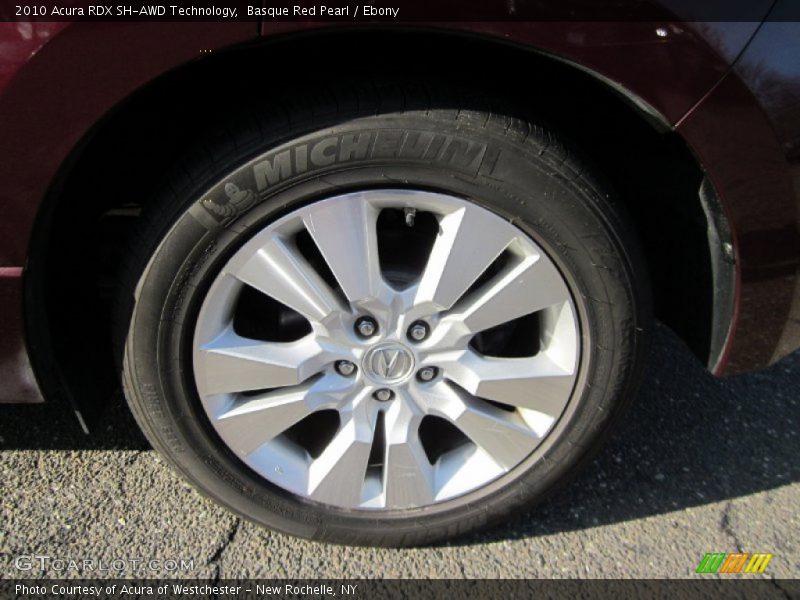 Basque Red Pearl / Ebony 2010 Acura RDX SH-AWD Technology