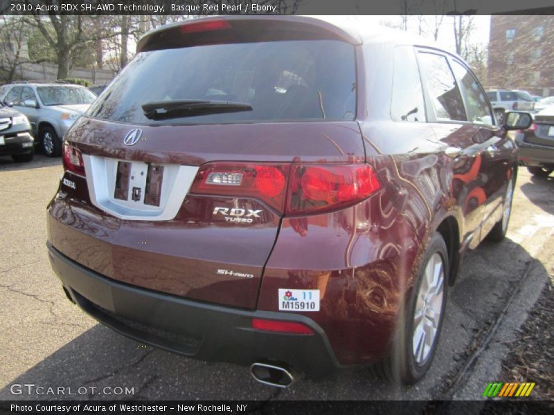 Basque Red Pearl / Ebony 2010 Acura RDX SH-AWD Technology