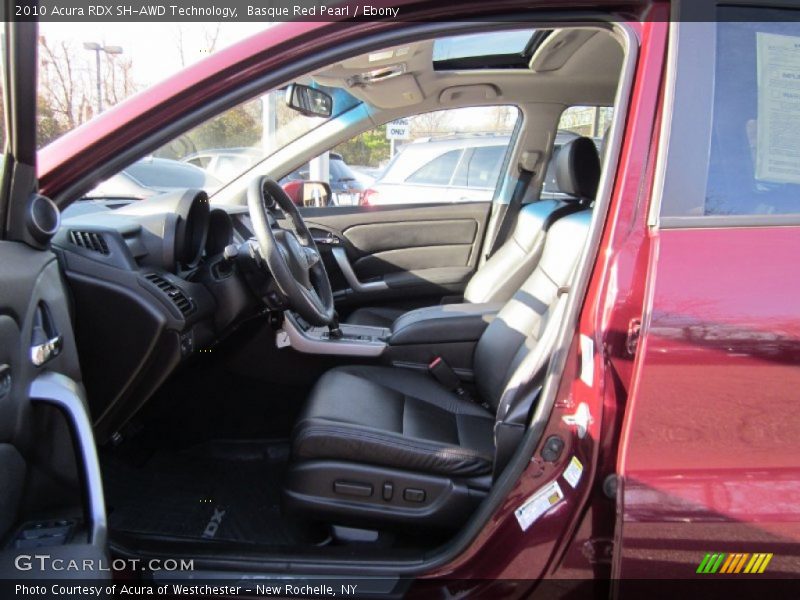 Basque Red Pearl / Ebony 2010 Acura RDX SH-AWD Technology