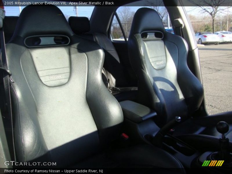 Apex Silver Metallic / Black 2005 Mitsubishi Lancer Evolution VIII