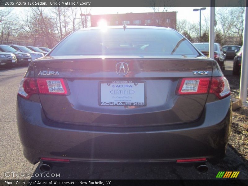 Grigio Metallic / Ebony 2009 Acura TSX Sedan