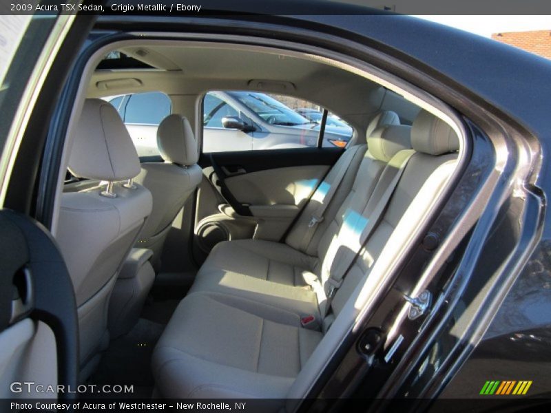 Grigio Metallic / Ebony 2009 Acura TSX Sedan