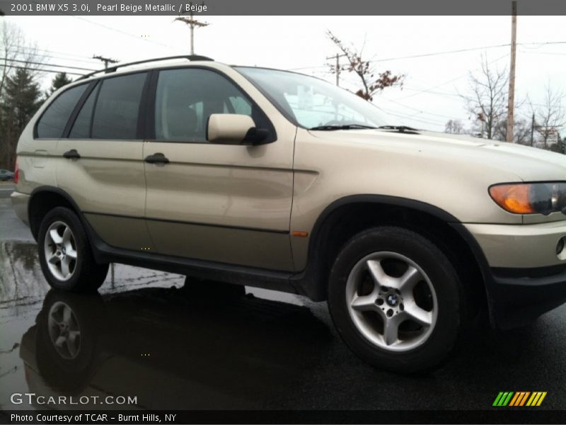 Pearl Beige Metallic / Beige 2001 BMW X5 3.0i