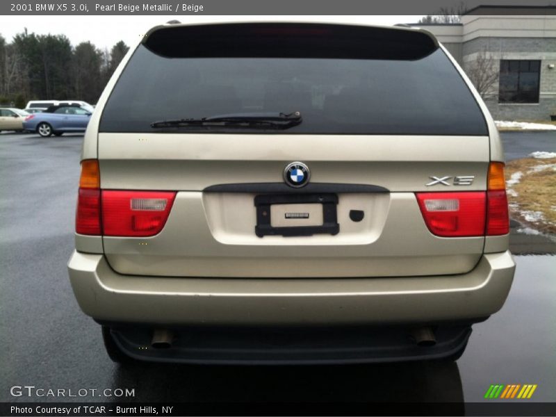 Pearl Beige Metallic / Beige 2001 BMW X5 3.0i