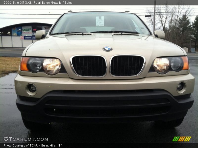 Pearl Beige Metallic / Beige 2001 BMW X5 3.0i