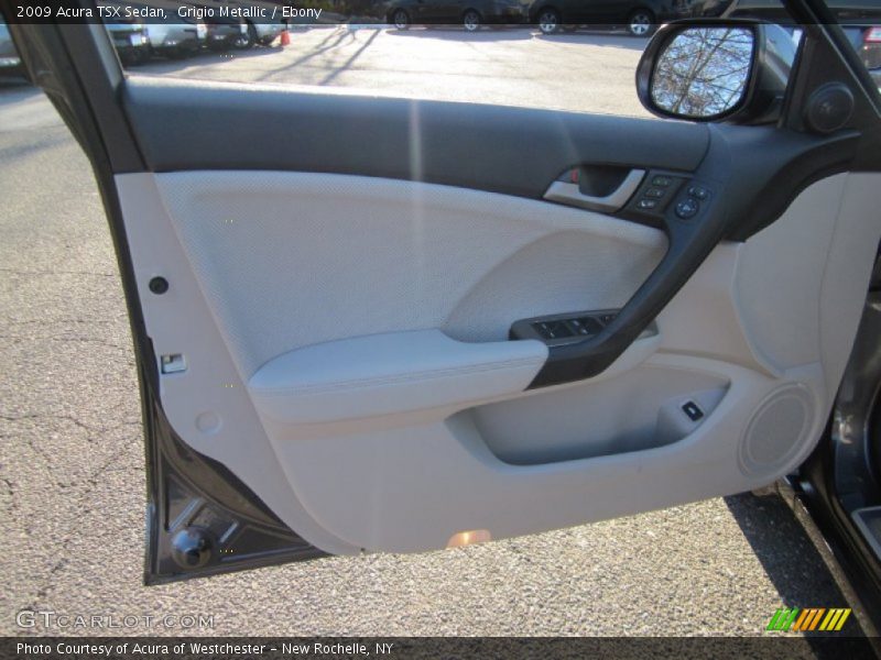 Grigio Metallic / Ebony 2009 Acura TSX Sedan
