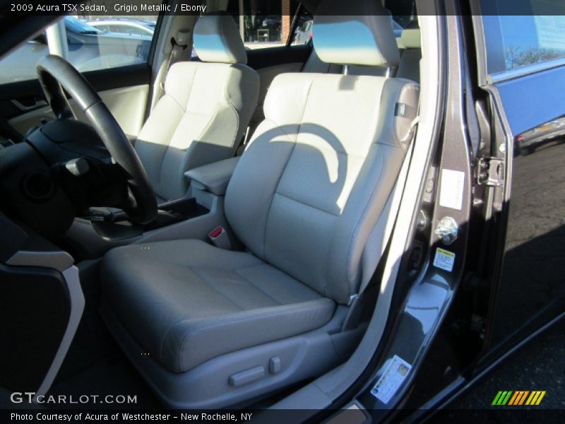 Grigio Metallic / Ebony 2009 Acura TSX Sedan