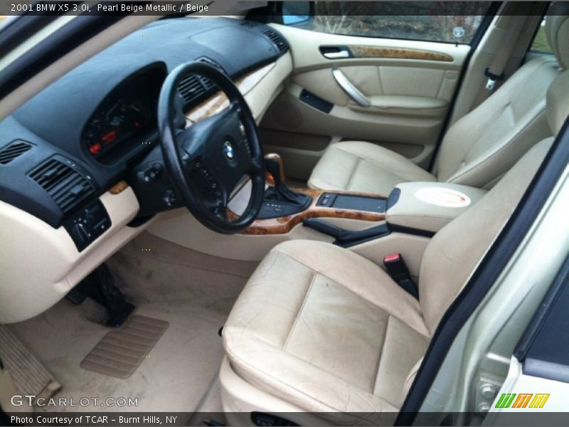  2001 X5 3.0i Beige Interior