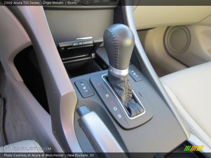 Grigio Metallic / Ebony 2009 Acura TSX Sedan