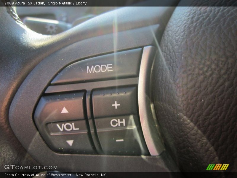 Grigio Metallic / Ebony 2009 Acura TSX Sedan