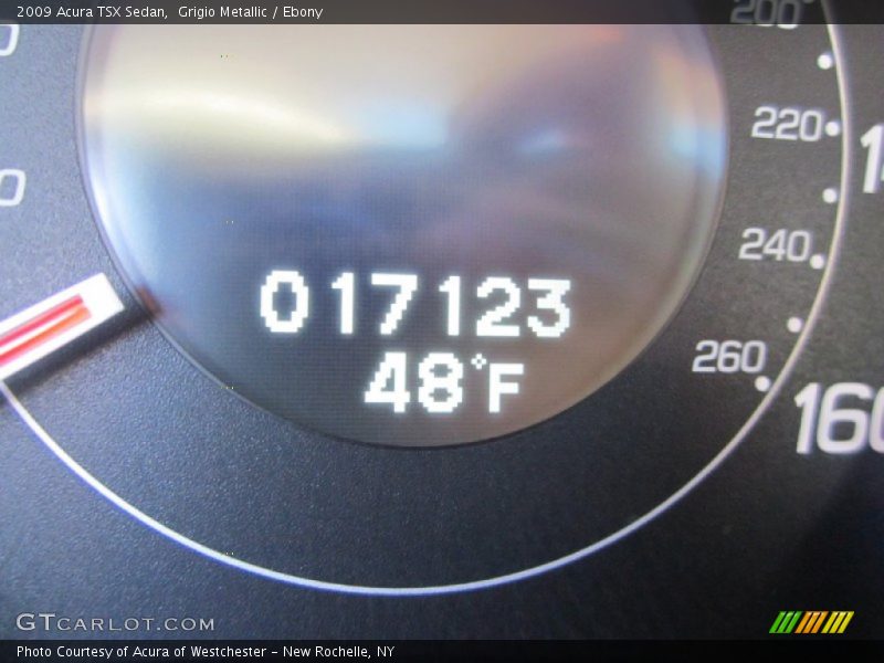 Grigio Metallic / Ebony 2009 Acura TSX Sedan