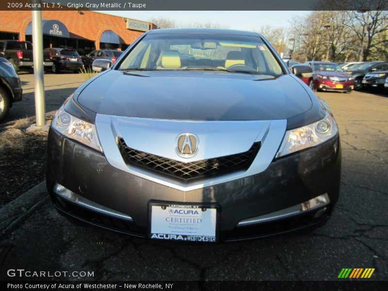 Grigio Gray Metallic / Taupe 2009 Acura TL 3.5