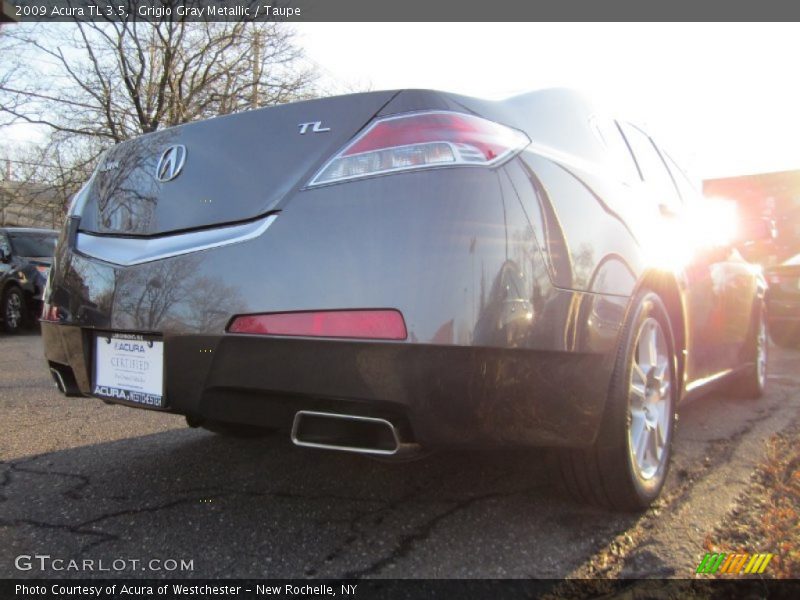 Grigio Gray Metallic / Taupe 2009 Acura TL 3.5