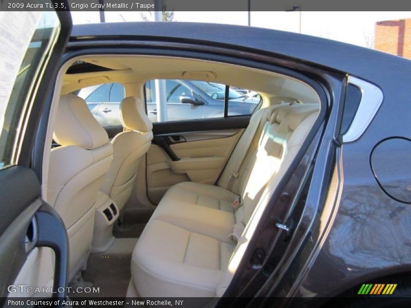 Grigio Gray Metallic / Taupe 2009 Acura TL 3.5