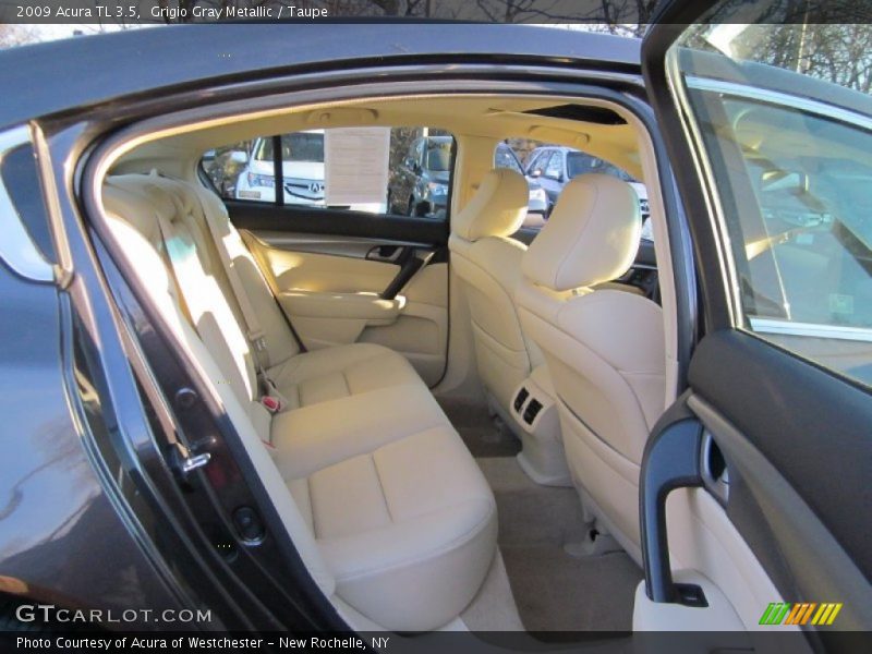 Grigio Gray Metallic / Taupe 2009 Acura TL 3.5