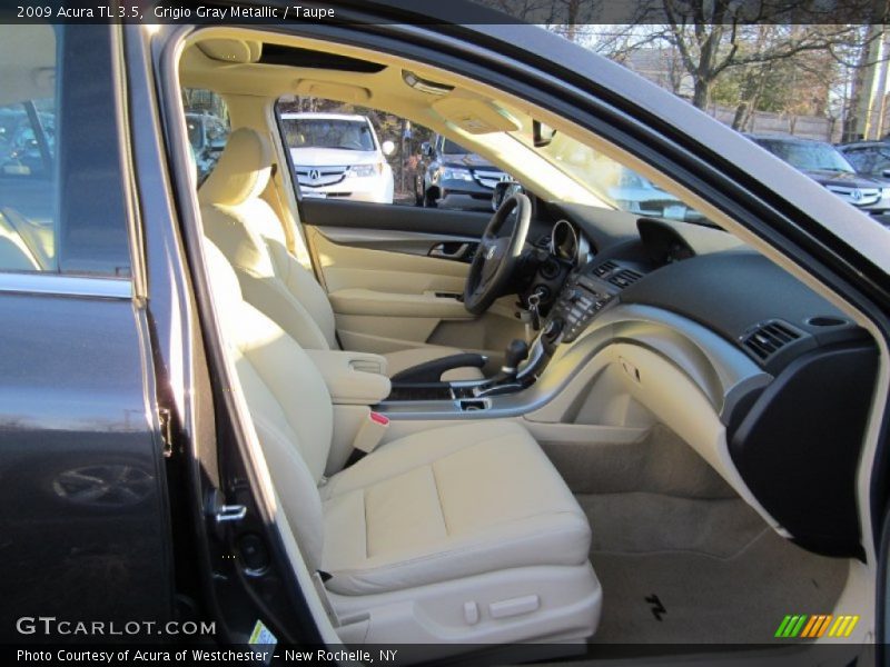 Grigio Gray Metallic / Taupe 2009 Acura TL 3.5
