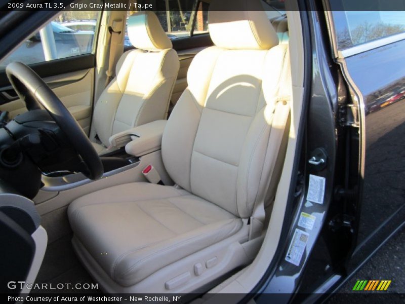 Grigio Gray Metallic / Taupe 2009 Acura TL 3.5