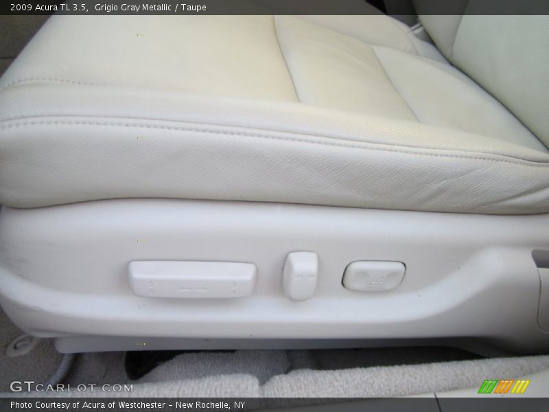 Grigio Gray Metallic / Taupe 2009 Acura TL 3.5