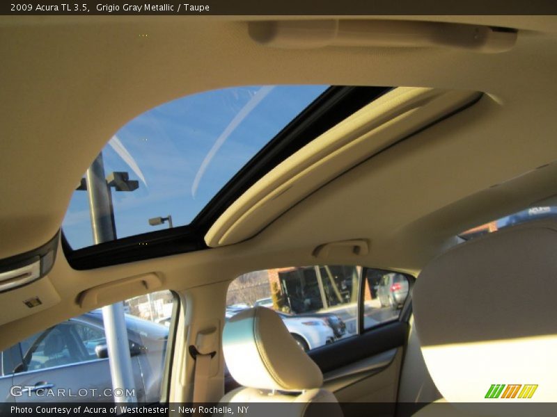 Grigio Gray Metallic / Taupe 2009 Acura TL 3.5