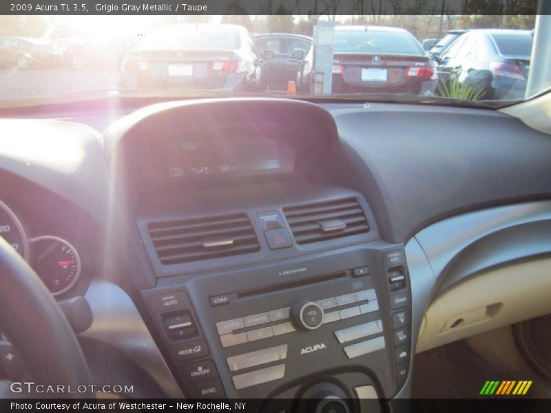 Grigio Gray Metallic / Taupe 2009 Acura TL 3.5