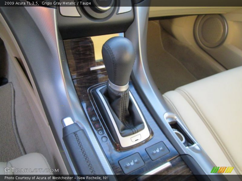 Grigio Gray Metallic / Taupe 2009 Acura TL 3.5