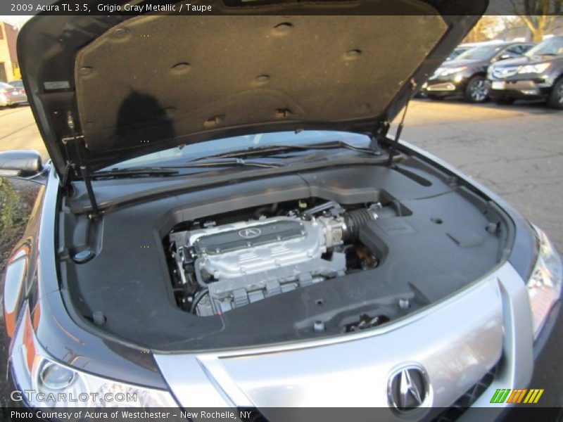 Grigio Gray Metallic / Taupe 2009 Acura TL 3.5