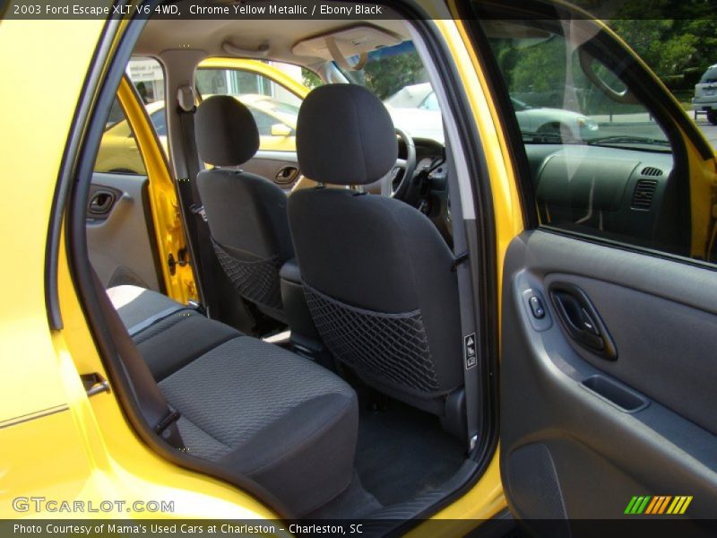 Chrome Yellow Metallic / Ebony Black 2003 Ford Escape XLT V6 4WD