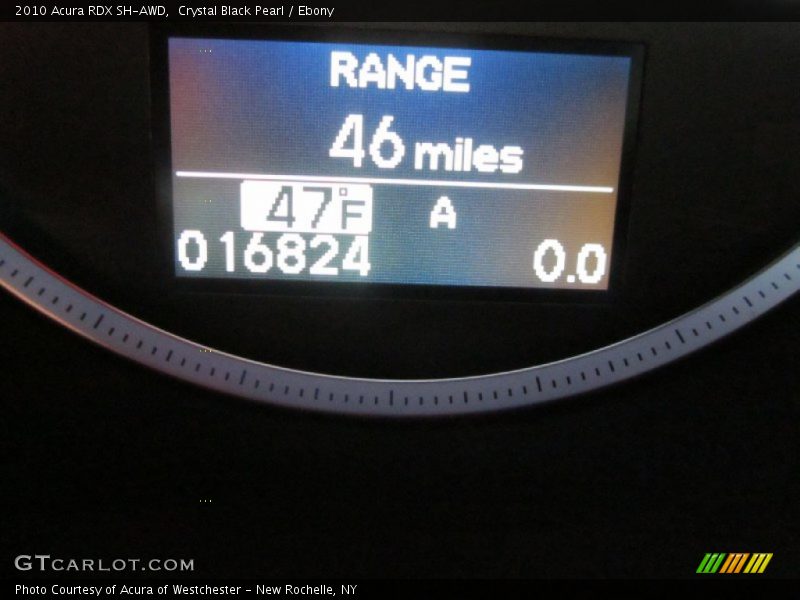 Crystal Black Pearl / Ebony 2010 Acura RDX SH-AWD