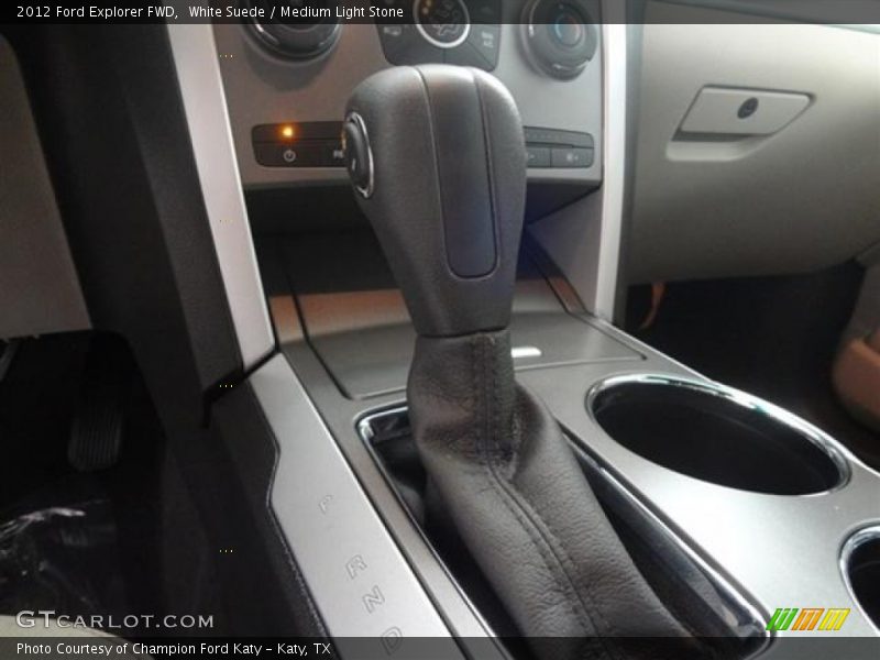 White Suede / Medium Light Stone 2012 Ford Explorer FWD