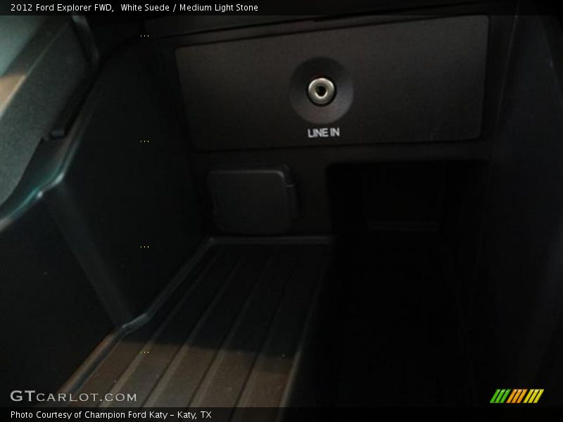 White Suede / Medium Light Stone 2012 Ford Explorer FWD