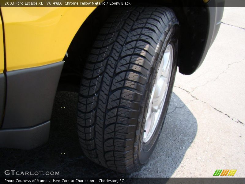 Chrome Yellow Metallic / Ebony Black 2003 Ford Escape XLT V6 4WD