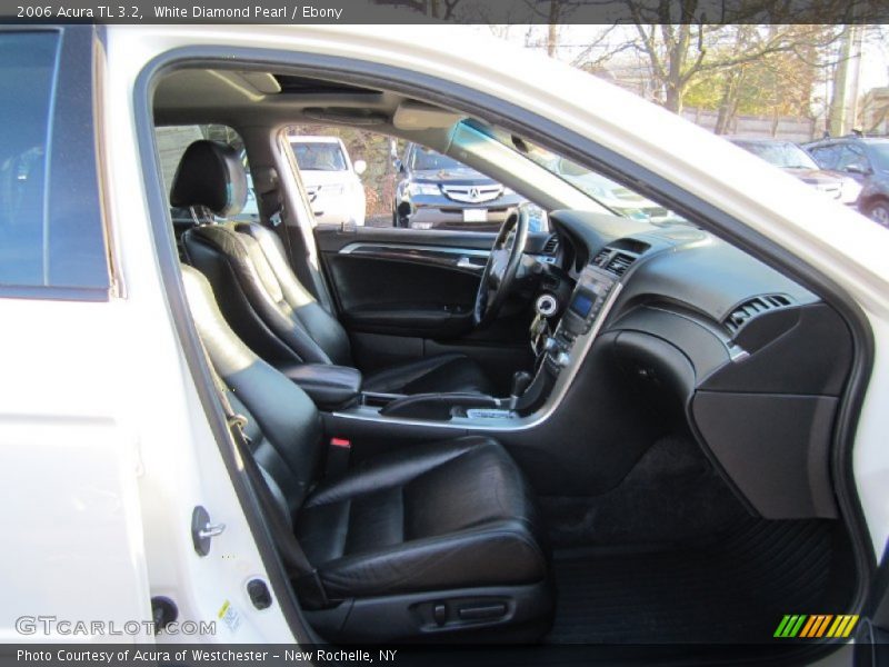 White Diamond Pearl / Ebony 2006 Acura TL 3.2