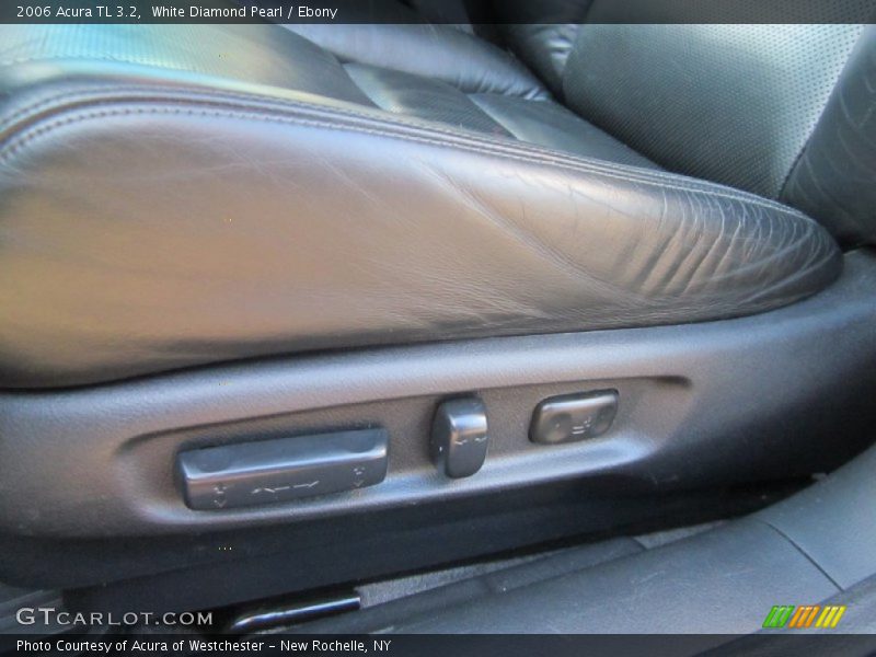 White Diamond Pearl / Ebony 2006 Acura TL 3.2
