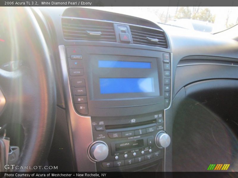 White Diamond Pearl / Ebony 2006 Acura TL 3.2