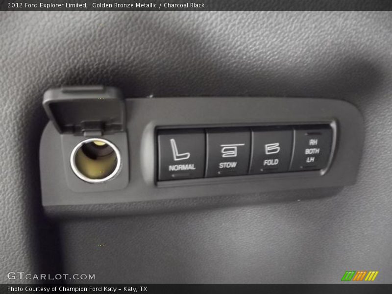 Golden Bronze Metallic / Charcoal Black 2012 Ford Explorer Limited