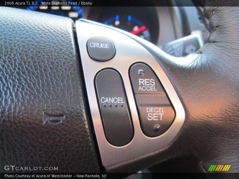White Diamond Pearl / Ebony 2006 Acura TL 3.2