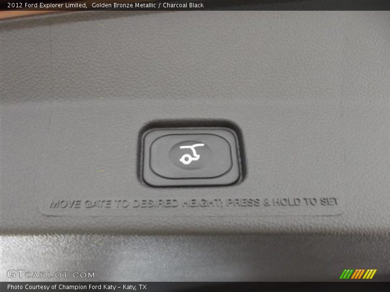 Golden Bronze Metallic / Charcoal Black 2012 Ford Explorer Limited