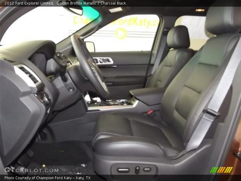  2012 Explorer Limited Charcoal Black Interior