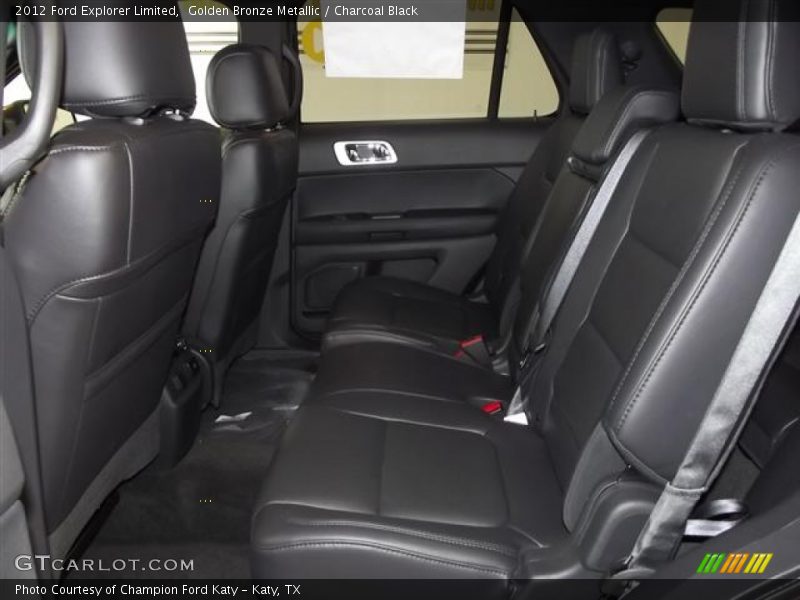 Golden Bronze Metallic / Charcoal Black 2012 Ford Explorer Limited
