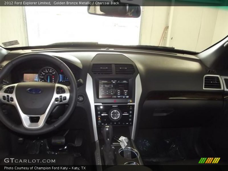 Golden Bronze Metallic / Charcoal Black 2012 Ford Explorer Limited