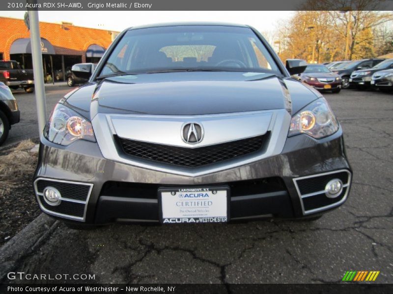 Grigio Metallic / Ebony 2010 Acura RDX SH-AWD