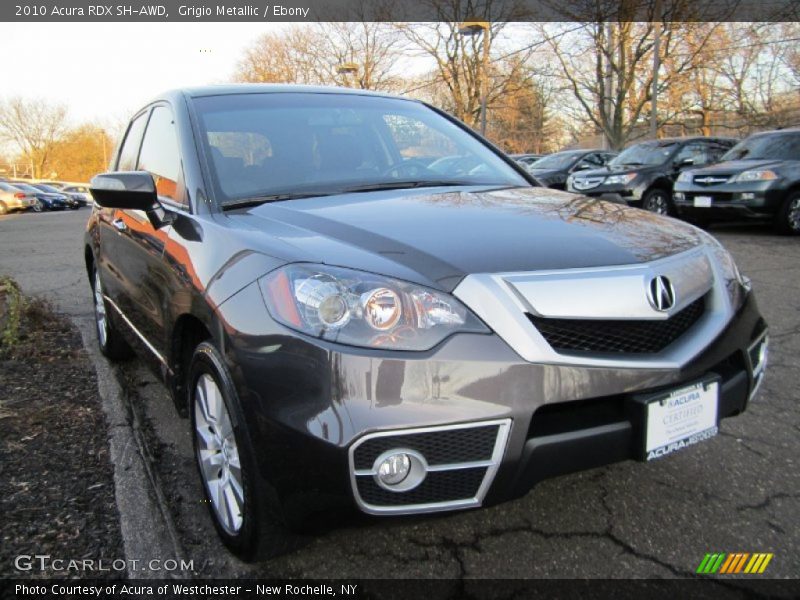 Grigio Metallic / Ebony 2010 Acura RDX SH-AWD