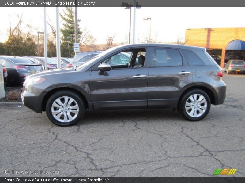 Grigio Metallic / Ebony 2010 Acura RDX SH-AWD