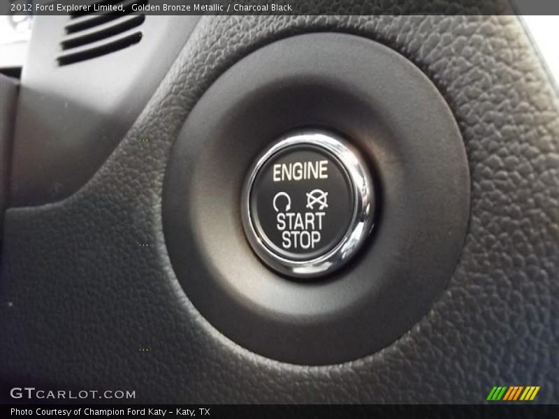 Golden Bronze Metallic / Charcoal Black 2012 Ford Explorer Limited