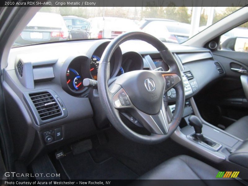 Grigio Metallic / Ebony 2010 Acura RDX SH-AWD