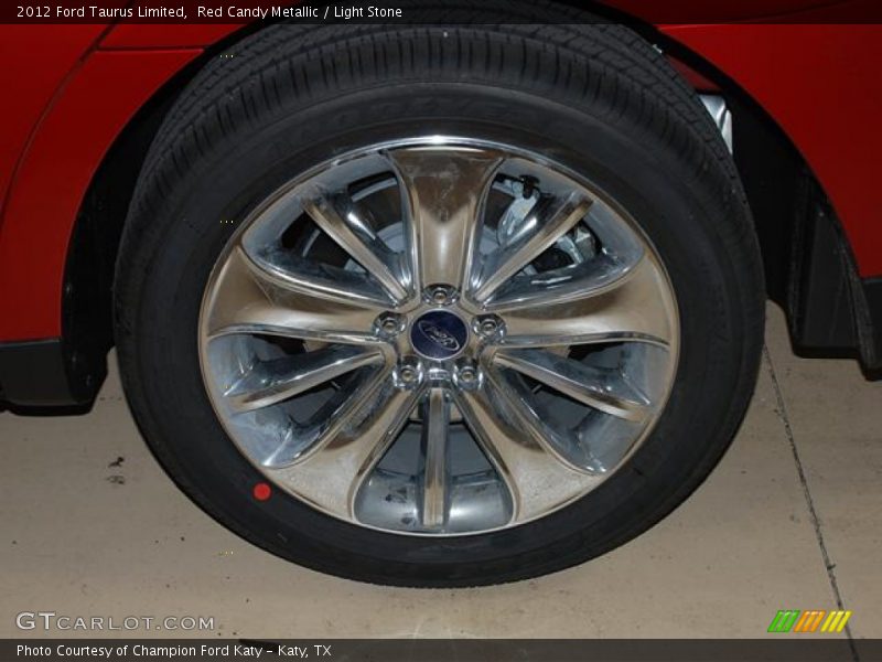 Red Candy Metallic / Light Stone 2012 Ford Taurus Limited